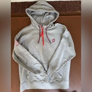 Gray Peloton 1/2 Zip Relaxed Hoodie - Men’s XL